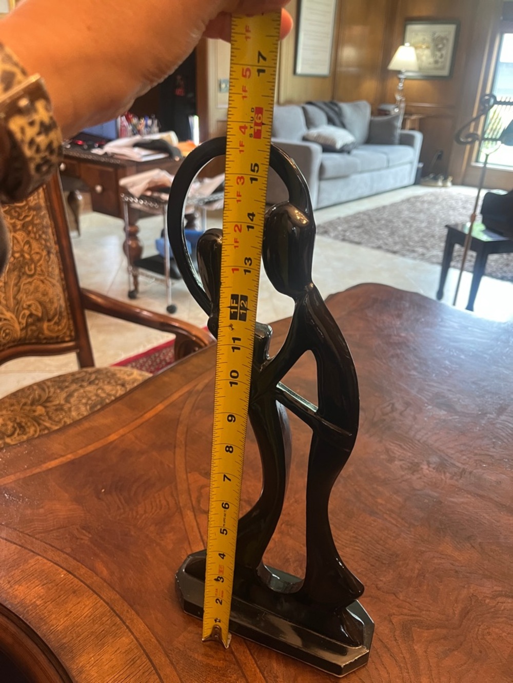 Vintage Sarsaparilla Abstract Embrace Sculpture - Picture 7 of 9